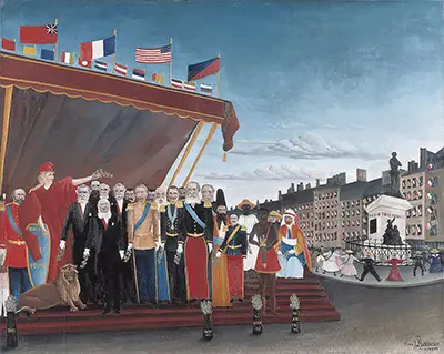 The Representatives of Foreign Powers Coming to Greet the Republic as a Sign of Peace Henri Rousseau